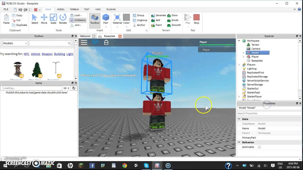 How To Make Free Models On Roblox